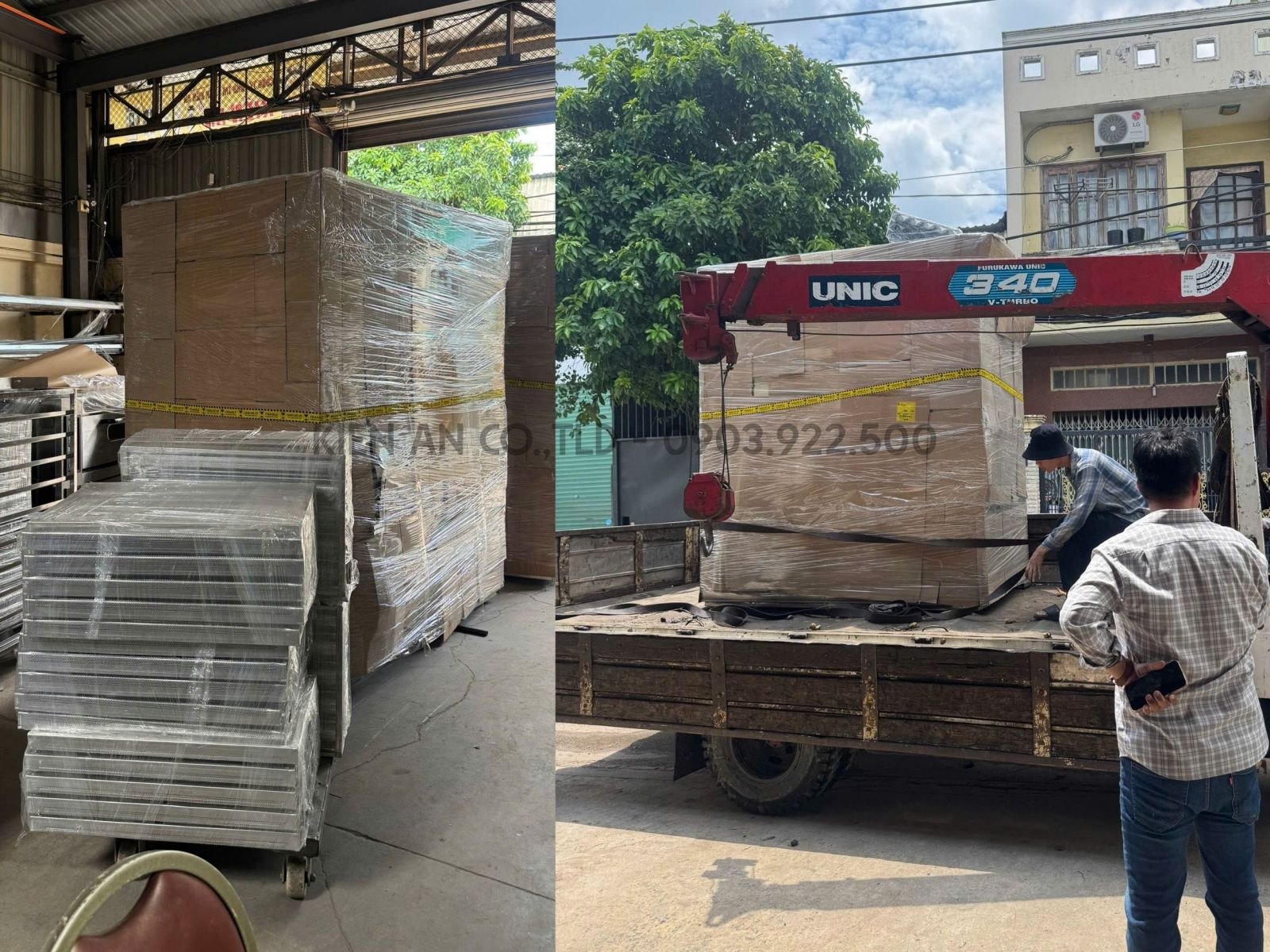 Lò nướng bánh mì 16 khay điện dầu xuất khẩu